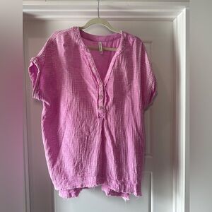 Zenna boutique hi low Casual Shirt